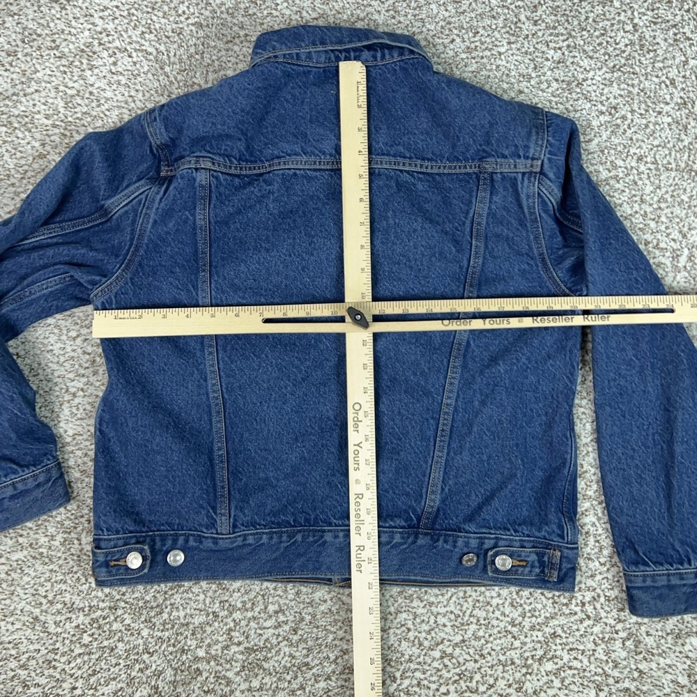Levis Jacket Womens L Blue Jean Denim Trucker Western Casual Workwear Classic - Picture 7 of 9
